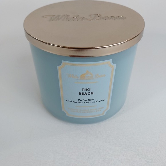 White Barn Tiki Beach 3-Wick Scented Candle 14.5 oz - Picture 1 of 4